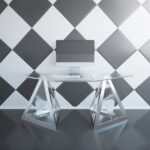 Motyw szachownicy na ścianie - uniwersalne rozwiązanie dla każdego wnętrza